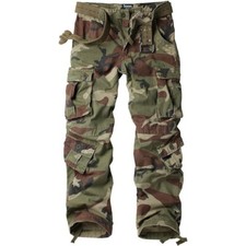 Military Camouflage BDU Cargo Army Fatigue Combat Pants/Cargo Pants W/8 Pockets