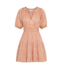 Ulla Johnson Marianna Cotton M Puff Sleeve Mini Dress - Size 10 Alice Olivia