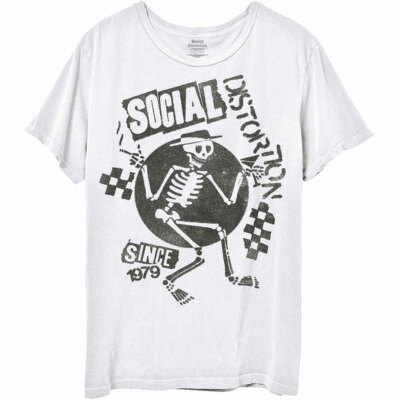 SOCIAL DISTORTION - Speakeasy Checkerboard T-Shirt OFFICIAL MERCHANDISE
