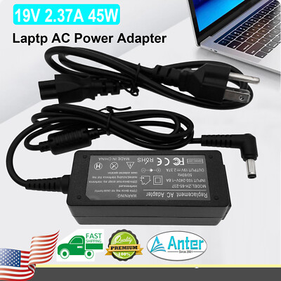 AC Adapter Charger for Toshiba PA5177U-1ACA 19V 2.37A 45W Laptop Power Supply