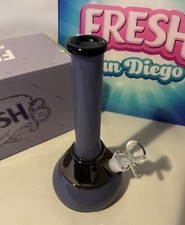 NUEVO 8.5" Tubo de Agua de Vidrio Fresco Vaso EE. UU. Pieza Soplada Gruesa Sólida Cachimba Pieza