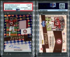 PSA 9 2021 Legacy Futures Patch Autograph Sapphire Jaylen Waddle /25 POP1 None↑