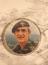 Rare war Badge of Captain Dragan Vasiljkovic Knin" and "ninja read description!!