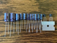 JVC QL-A2 QL-F4 Speed Repair Kit Capacitors Turntable Recap Set