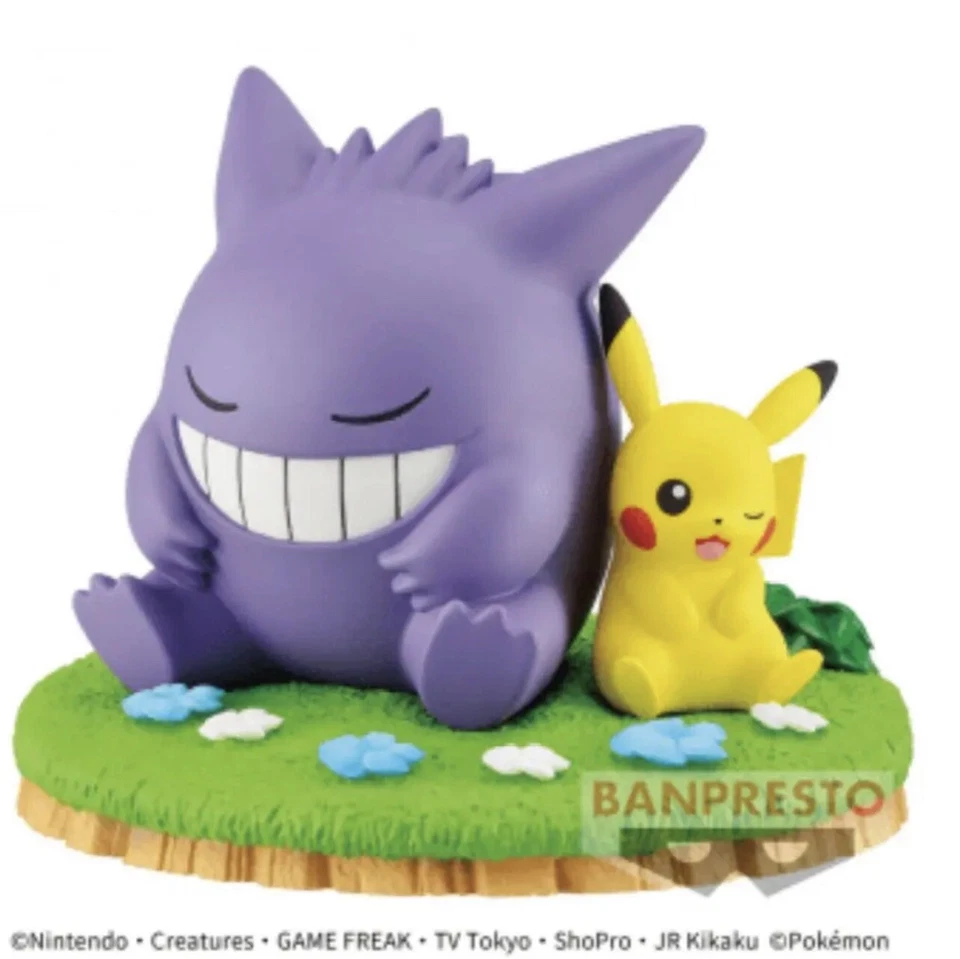 Pokemon BANPRESTO Pikachu & Genger Figura / Genger Peluche Muñeco Set de 2 Premio Nuevo Foto 2 de 4