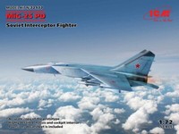 Icm 1/72 Flugzeugbausatz Mig 25PD Soviet Interceptor Fighter Statisches Modell
