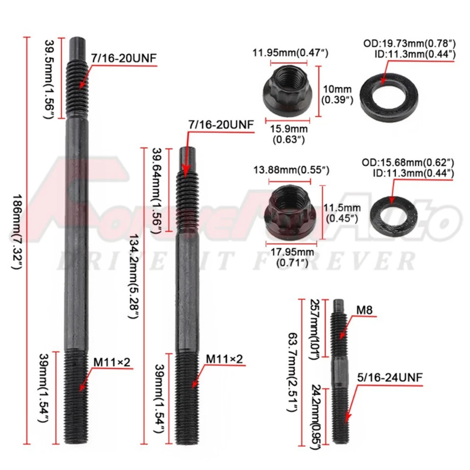 Kit de pernos de culata para 97-03 Chevy Express Silverado LS1 LS6 LS2 33380 Foto 2 de 4