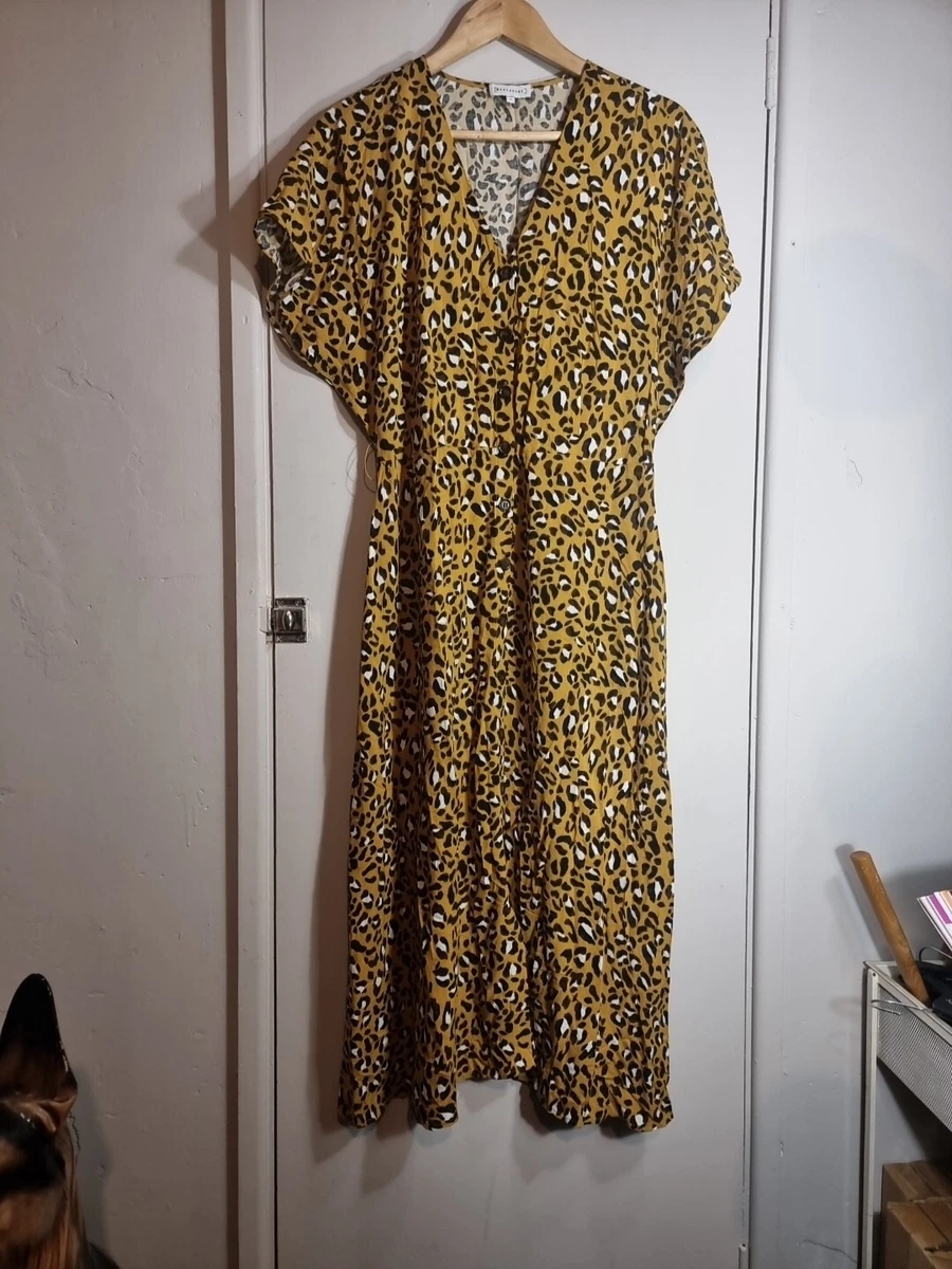 Leopard print warehouse dress sales