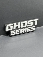 2pcs GHOST SERIES Emblem Car Side Fender Grill Trunk Badge Sticker Decal