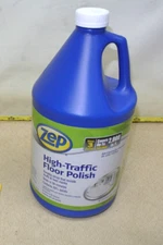 4 pcs. Zep Commercial High Traffic Floor Polish Step 3  1 Gal Bottle ZUHTFF128