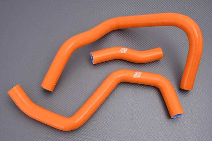 Durites Radiateur Eau Orange Moto Suzuki GSXR 1300 Hayabusa Kit Circuit Refroidissement Performance