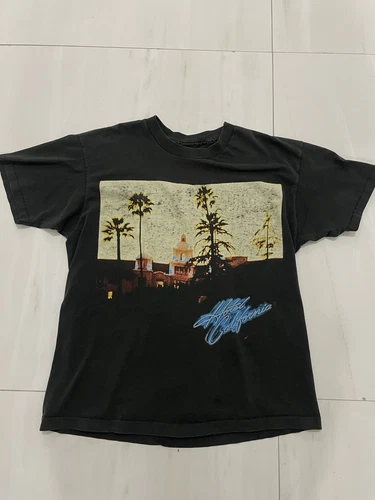 Eagles Hotel California Tour Shirt T XL Rare Gi 1990s vintage concert t-shirt, vintage, size XL, single stitch, B+ condition