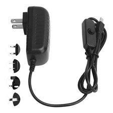 Power Supply For 5V 3A With Switch Button Integrated Micro USB