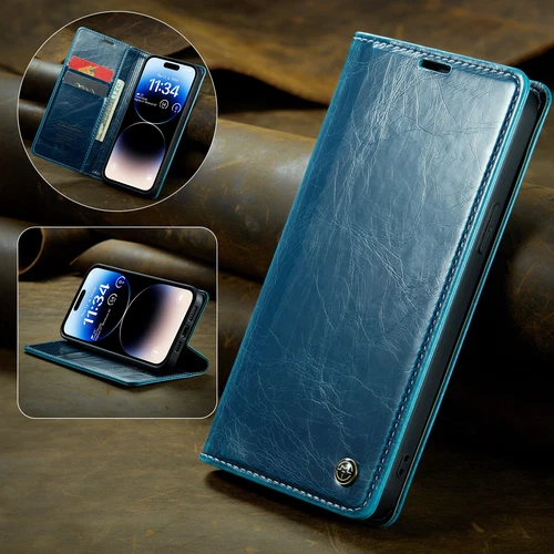 Flip Magnet PU Leder Wallet Handy Tasche Schutz Hülle Bumper Cover Etui Case # - Bild 25 von 30
