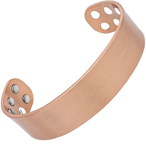 Fred Harvey Era Stamped Copper Links Bracelet THUNDERBIRD design 6