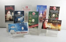 GOLD BARS 8 CARD VARIETY PACK CHRISTMAS  1/60 GRAM 999 FINE PURE REAL GOLD 8a