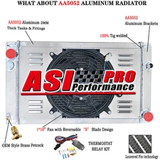 3-Row Radiator Shroud Fan Relay For 1983-1988 87 PORSCHE 944 2.5L,2.7L NON-Turbo