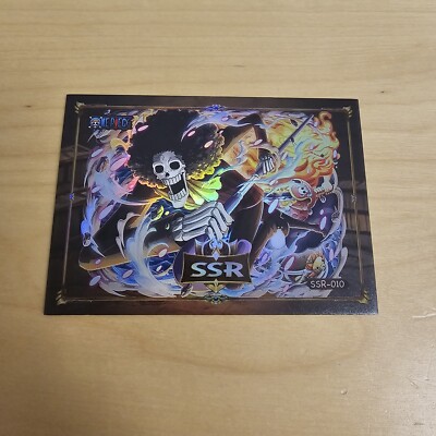 Brook One Piece Card - TCG Full Art Serie 5 - Ultra Rare Mint Holo Foil