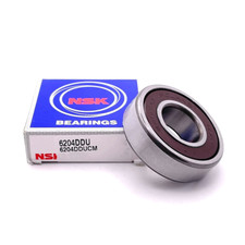 NSK 6204 DDU Deep Groove Radial Ball Bearing 20x47x14mm