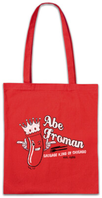 Abe Froman Stofftasche Einkaufstasche Ferris Symbol Day Bueller's Logo Off