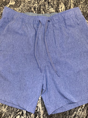 Eddie Bauer Men's Woven Tech Elastic Waist Blue Shorts Size Large - Picture 4 of 8