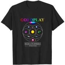 Music of The Spheres Coldplay Tour 2023 T-Shirt Gift For Fans