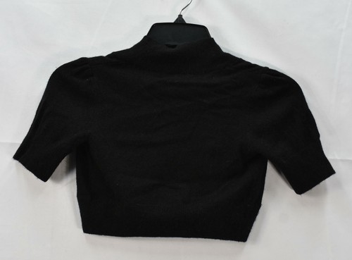 Aqua Girls' Puff-Sleeve Wool/Cashmere Bolero Cardigan Sweater, Size S, $88, NwT - Picture 3 of 5