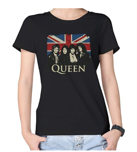 Women's History British Rock Band Queen Tour Tshirt eBay