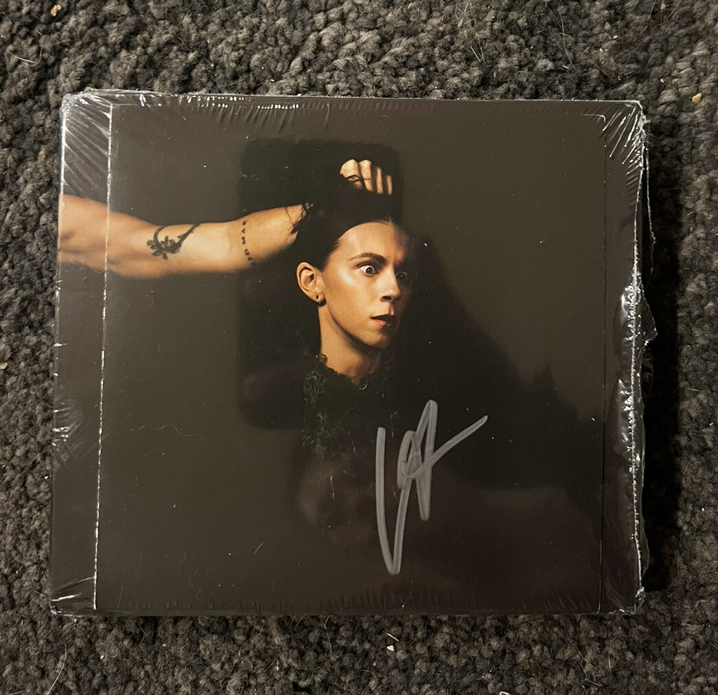 signed booklet + evergreen cd - autographed by pvris | eBay