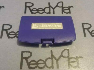 PICK a color OEM GBC BATTERY COVER used replacement back Nintendo GameBoy Color