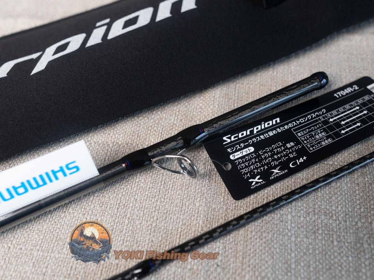Shimano Scorpion 1704R-2 Baitcasting Rod for Bass-Watch Our