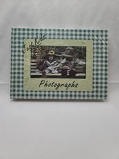 Robert Frederick LTD.  Just Kids Photo Album 1998, Green White Plaid. New Sealed