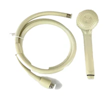 RV 60" Shower Hose With An Adjustable Stream (Off White)