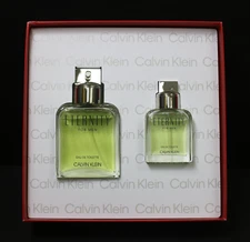Eternity Cologne by Calvin Klein 2 Pc Gift box New In Box Eau De Parfum #10