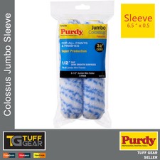 2 x Purdy Colossus Jumbo Sleeve 6.5 " x 0.5" Mini Paint Roller Covers Heavy-Duty