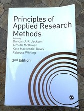 Principles of Applied Research Methods 2nd Ed...