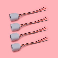 4pcs H13 9008 Headlight Connector Wire Harness Fit For Ford F-150 2004 to 2019