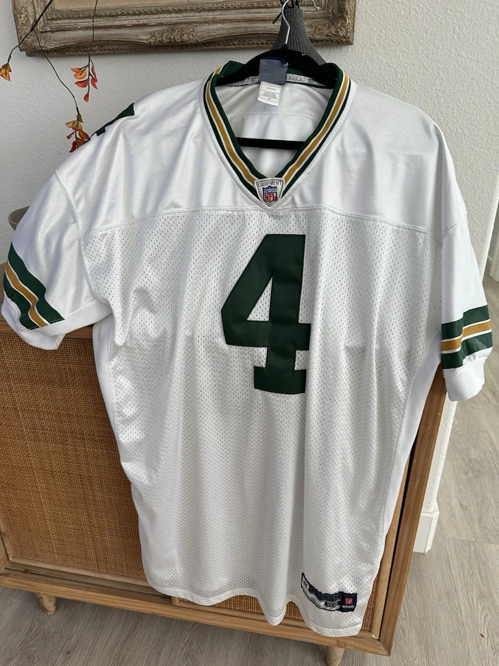 NFL REEBOK-GREEN BAY PACKERS-FAVRE #4 TALLA 56 CAMISETA PARA HOMBRE- Auténtica Foto 2 de 4