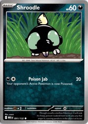 Shroodle 091/132 Mega Evolution Common