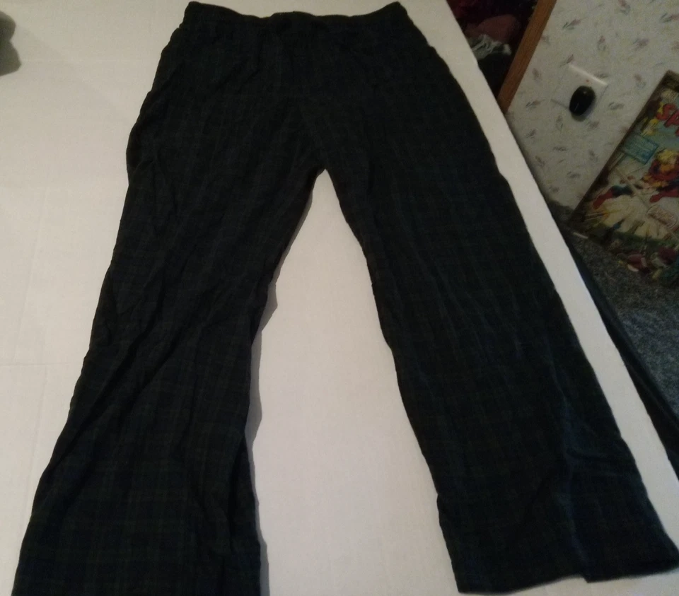 Conjunto de pijama Merona tamanho grande azul e verde algodão - Imagem 2 de 4