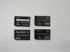 Sony Memory Stick Pro Duo 16GB 8GB 4GB 32MB Card for Sony Camera Recorder PSP