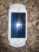 White PSP 1000 With Features 64gb SD card Console Only, No Charger