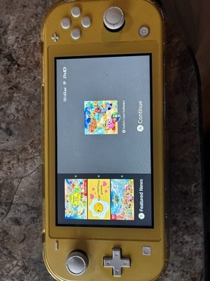 Nintendo Switch Lite Yellow Handheld Console 45496452698| eBay
