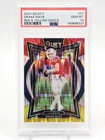 DRAKE MAYE 2024 SELECT CONCOURSE ROOKIE RED & YELLOW SHOCK PRIZM PSA 10 Q0004