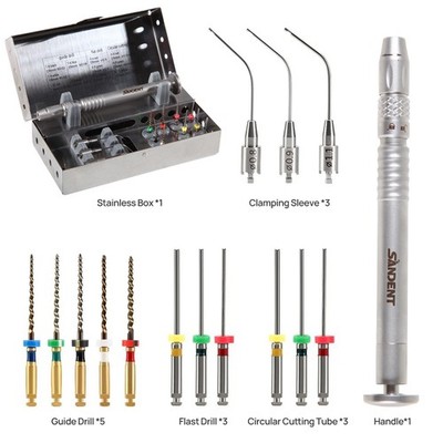 Dental Broken Root Canal Files Extractor Kit Endodontic File Removal Instrument