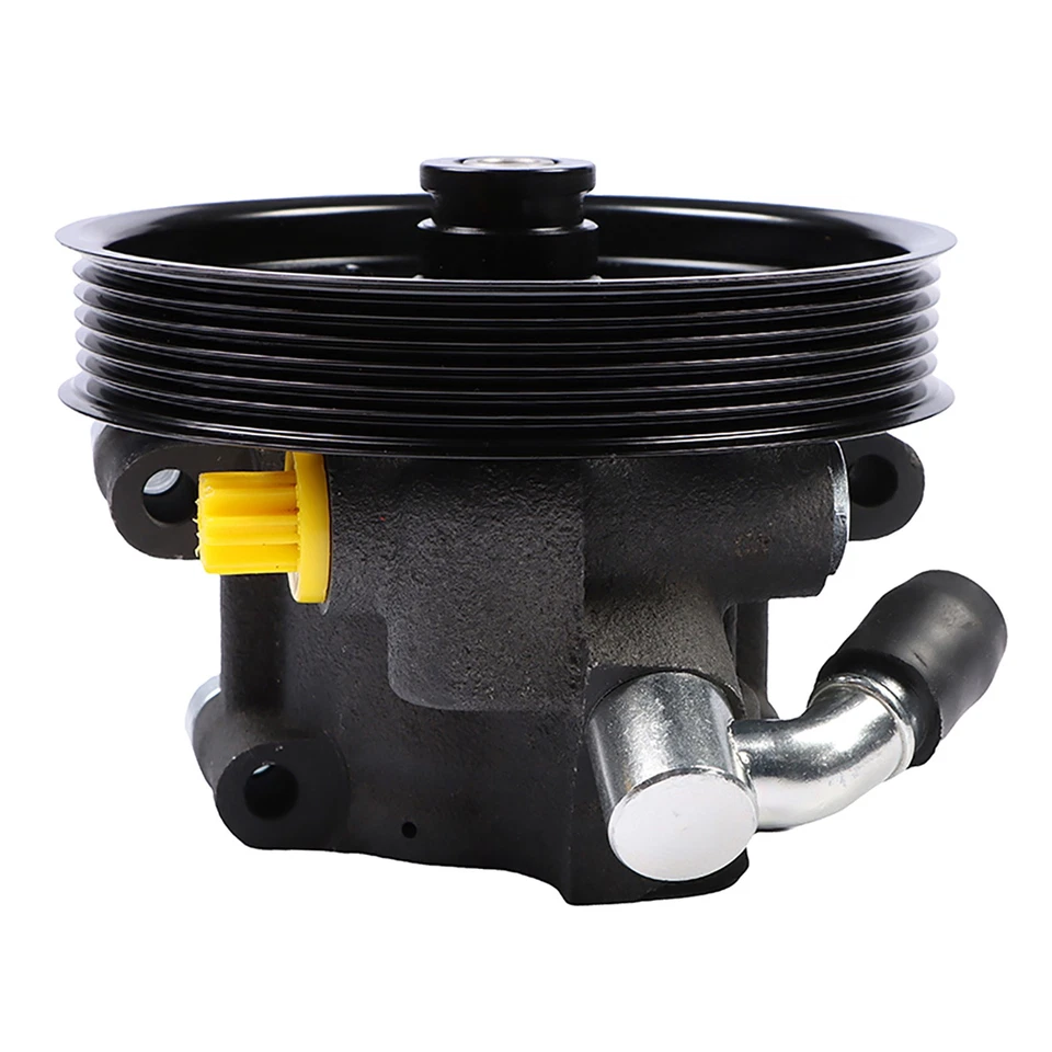 Power Steering Pump w/ Pulley For Ford F-150 2004-2008 Lincoln Mark LT 2006-08 - Image 4 of 4