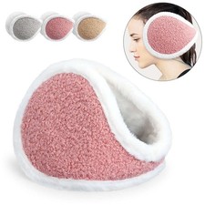 Ear Warmer Adjustable Behind Head Ultra Soft Faux fur Plush Fleece Ear Muff Girl