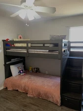 Bunk Bed Twin Size With Stair Storage