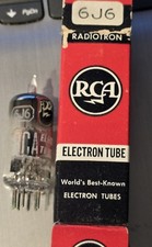 RCA Radiotro Electron tube 6J6 NIB NOS lot of 4