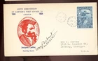 1934-Canada-400th Anniversary of Cartier's Voyage-postmaster signed-FDC